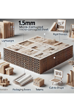 Carton 1,5 mm – Micro-cannelure rigide et recyclable